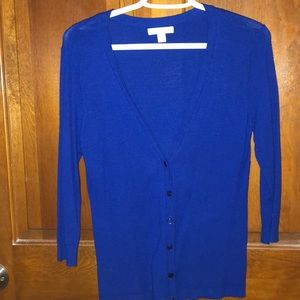 Royal blue cardigan